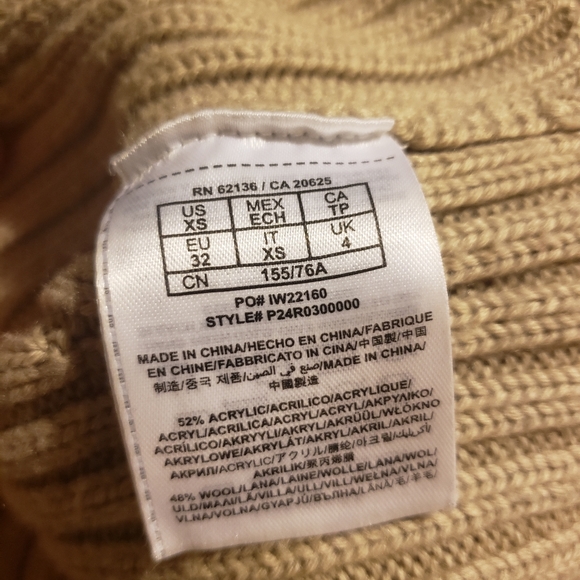 Elin Kling for Marciano Cropped Wool Turtleneck - Picture 4 of 4